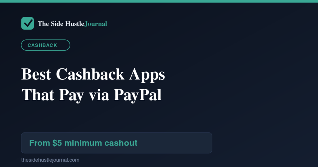 Guide: Best cashback apps that pay via PayPal