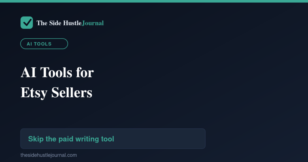 Guide: AI tools for Etsy sellers