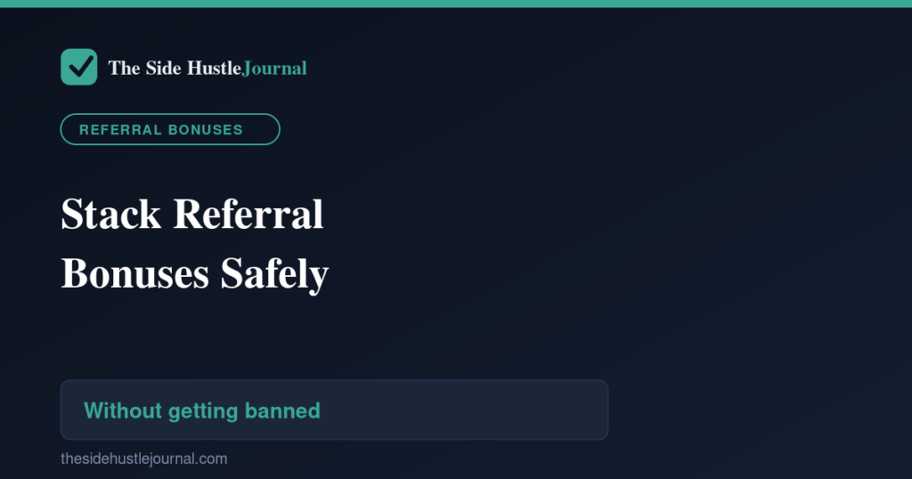 Guide: How to stack referral bonuses without getting banned